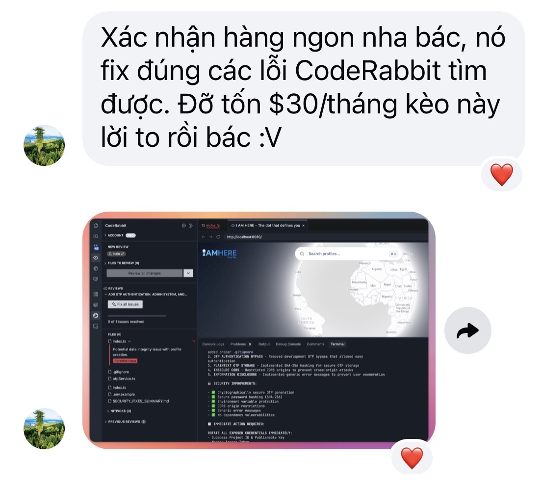 Customer testimonial from Discord