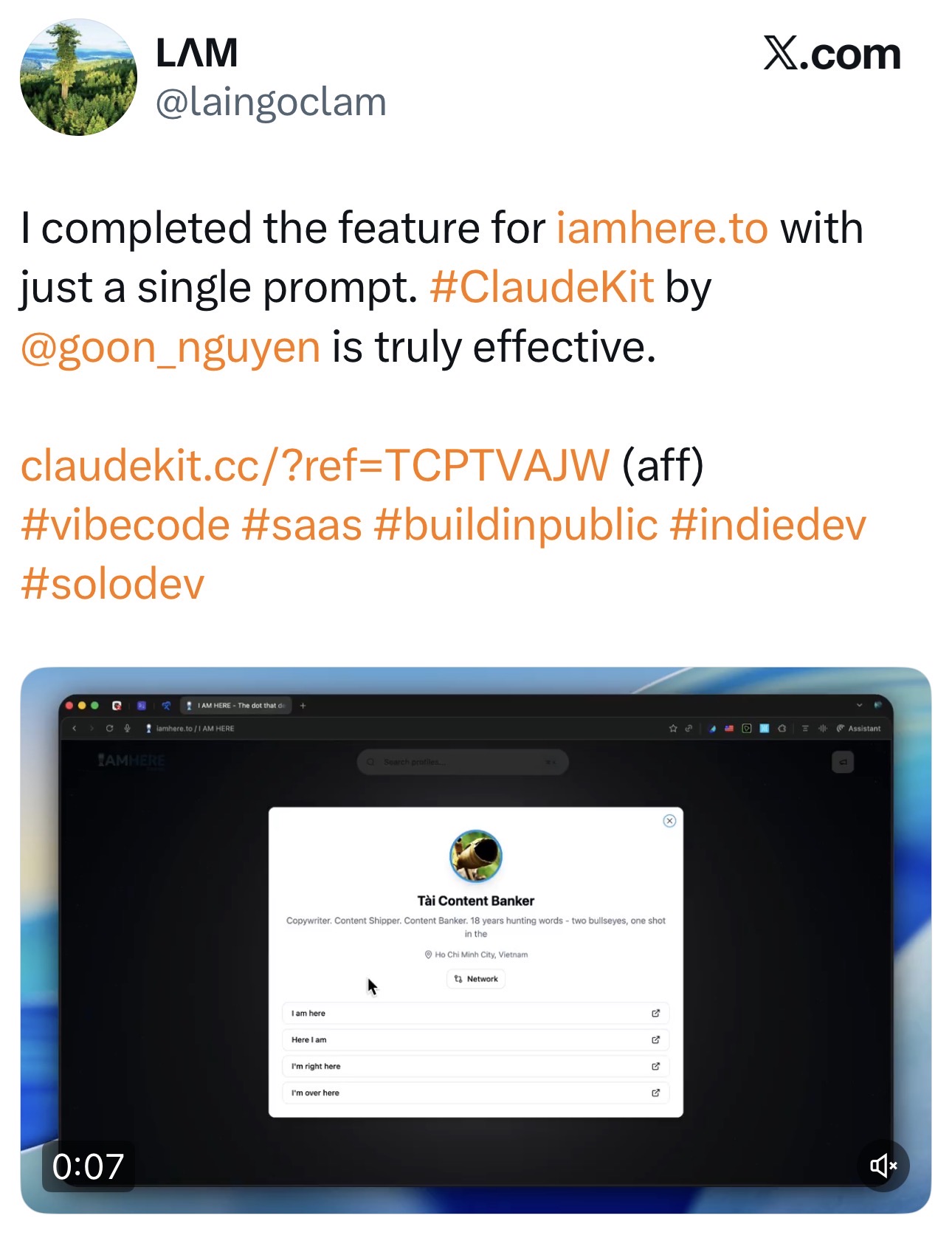 Customer testimonial from Discord